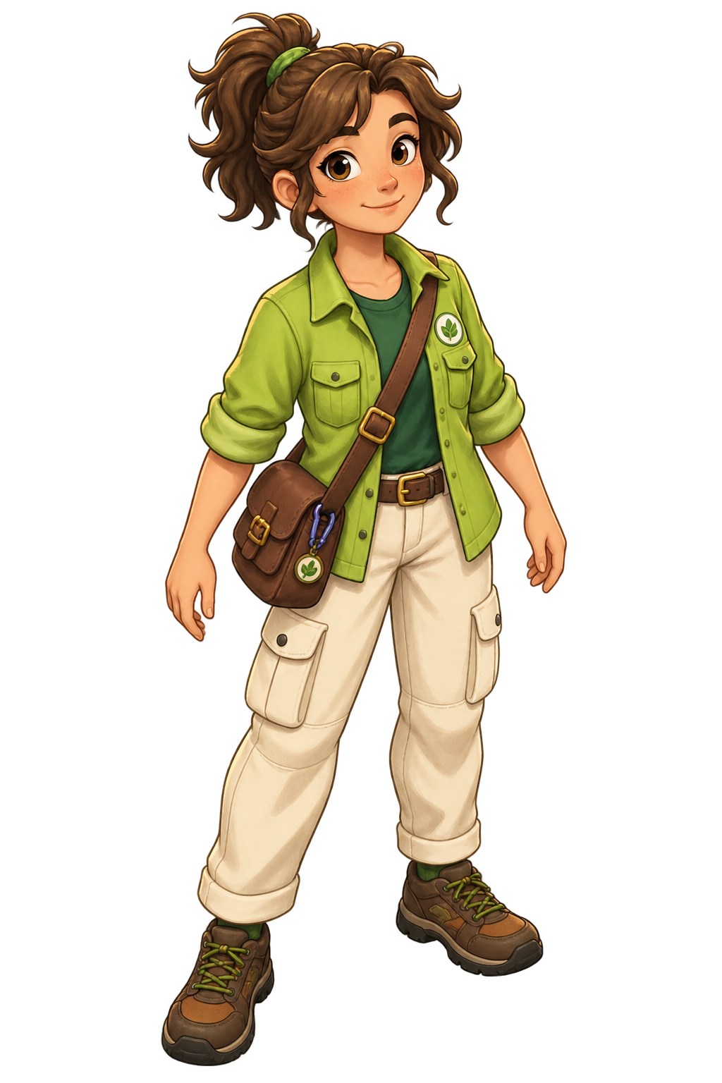 Friendly reptile keeper character concept for Snake Farm
