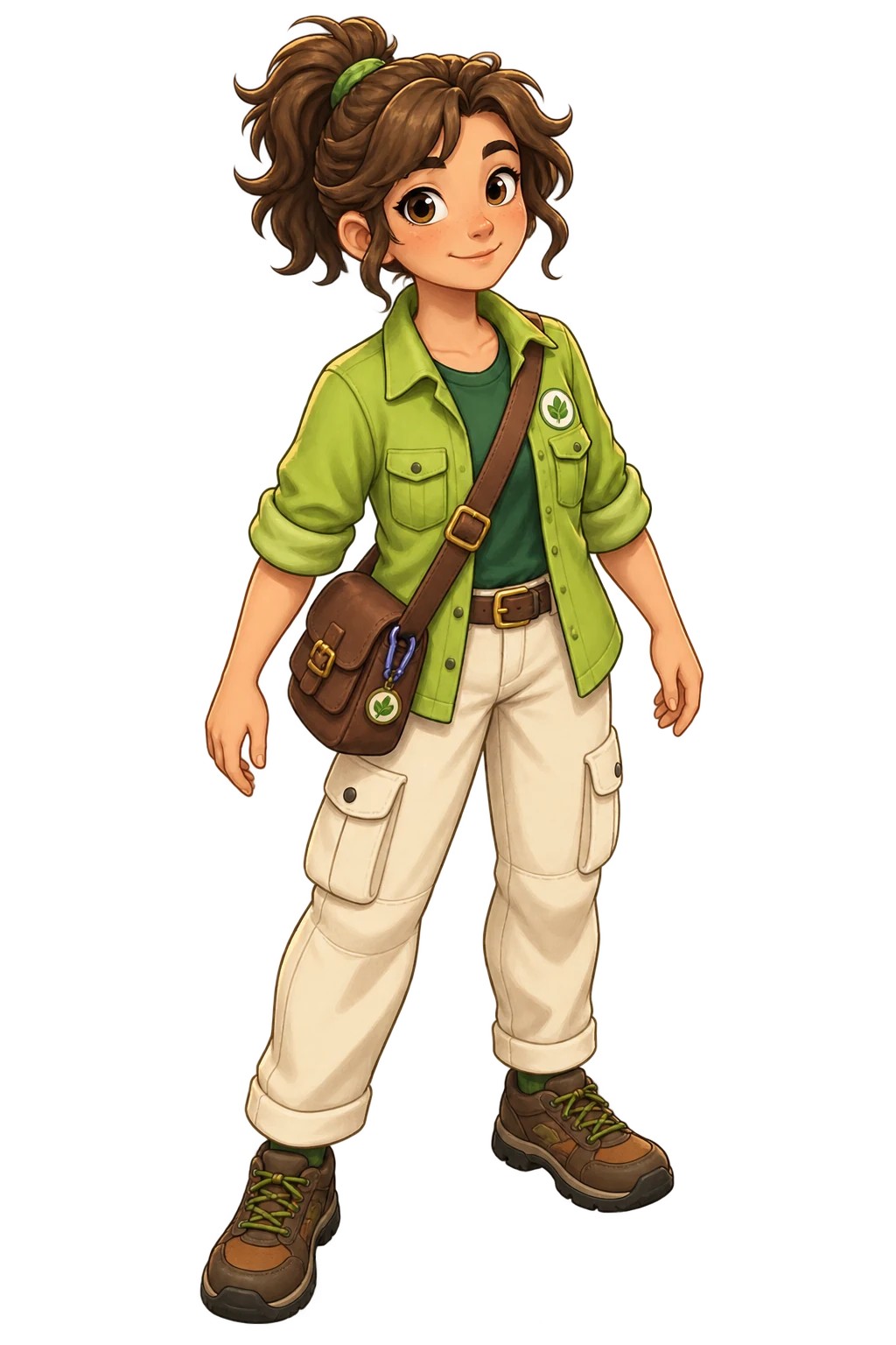 Friendly reptile keeper character concept for Snake Farm